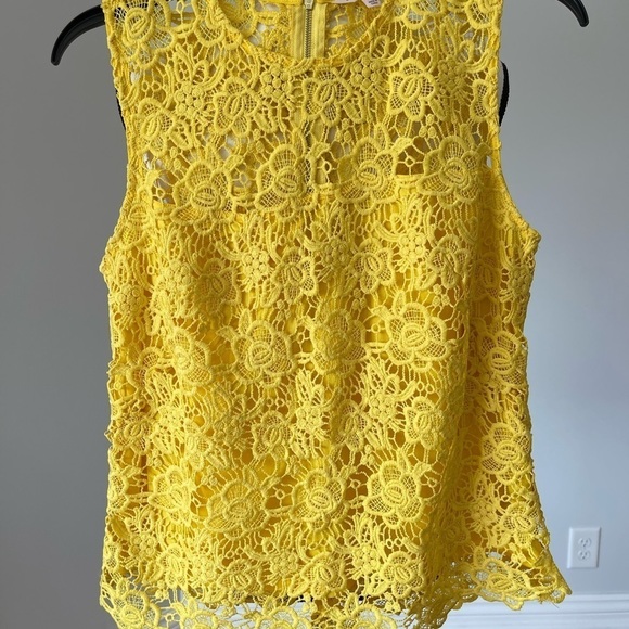Nanette Nanette Lepore size med lace top romantic layer office going out cottage - Picture 9 of 12